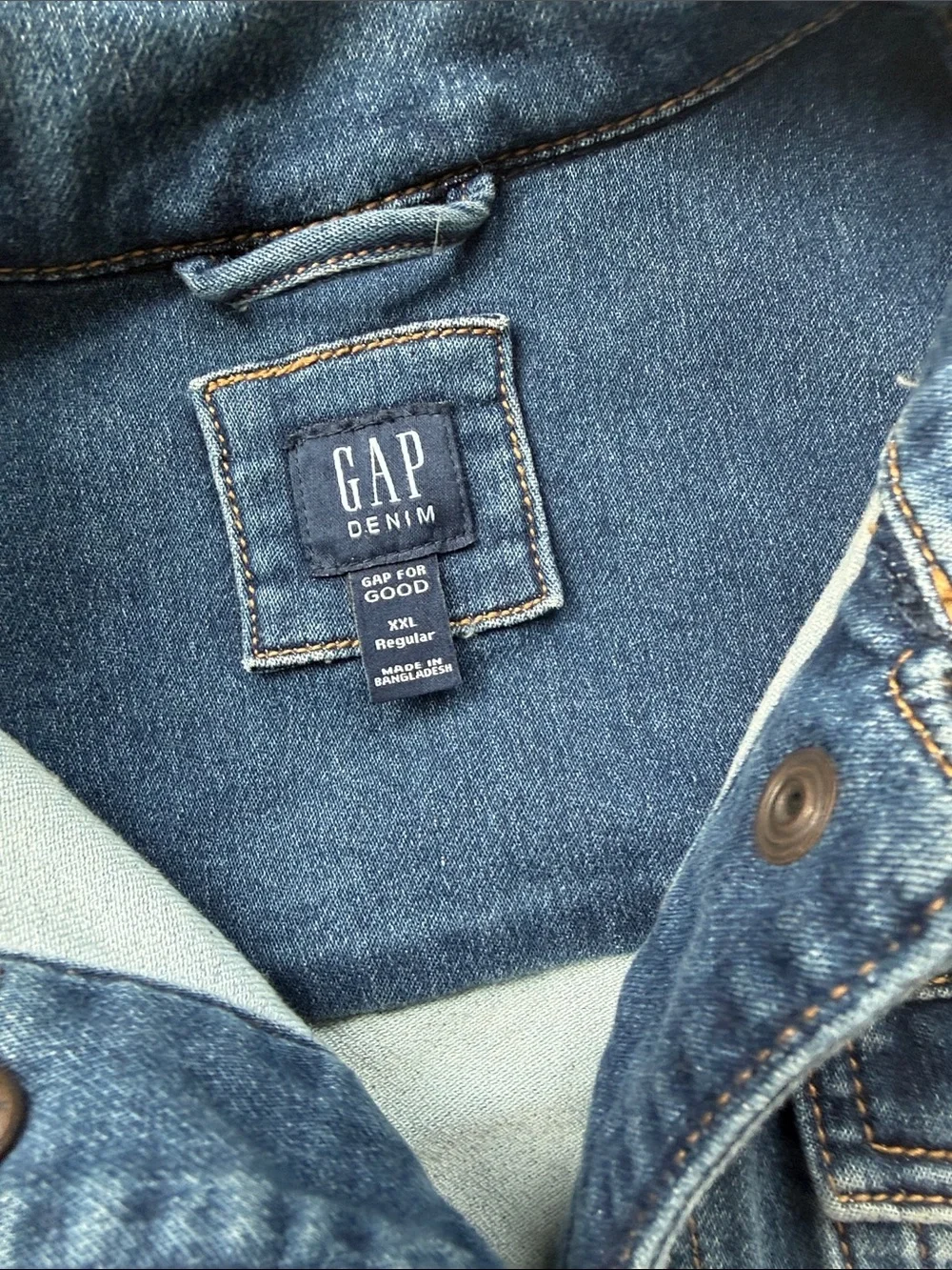 GAP Kids Classic (Super Soft) Denim Jacket in Medium Blue - Never Worn